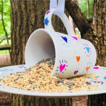 Load image into Gallery viewer, 11/24 Afternoon Workshop, Winter Mug Bird Feeder